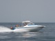 Das Boot liegt bei 35 Knoten gut im Wasser