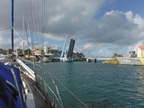 Die Hebebrücke von Simpson Bay, St. Maarten