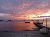 Sonnenuntergang in der Prinz Rupert Bucht, Dominica Dezember 2013