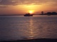 Sonnenaufgang am Hafen von Freetown, Sierra Leone 2003