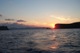 Sonnenaufgang bei der Abfahrt von San Antonio, Ibiza 2002