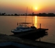 Sonnenuntergang Marlin Corner Monrovia mit Dolphin 2011