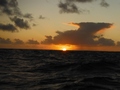 Sonnenaufgang auf der Atlantikstrecke Kapverden - Barbados 2013